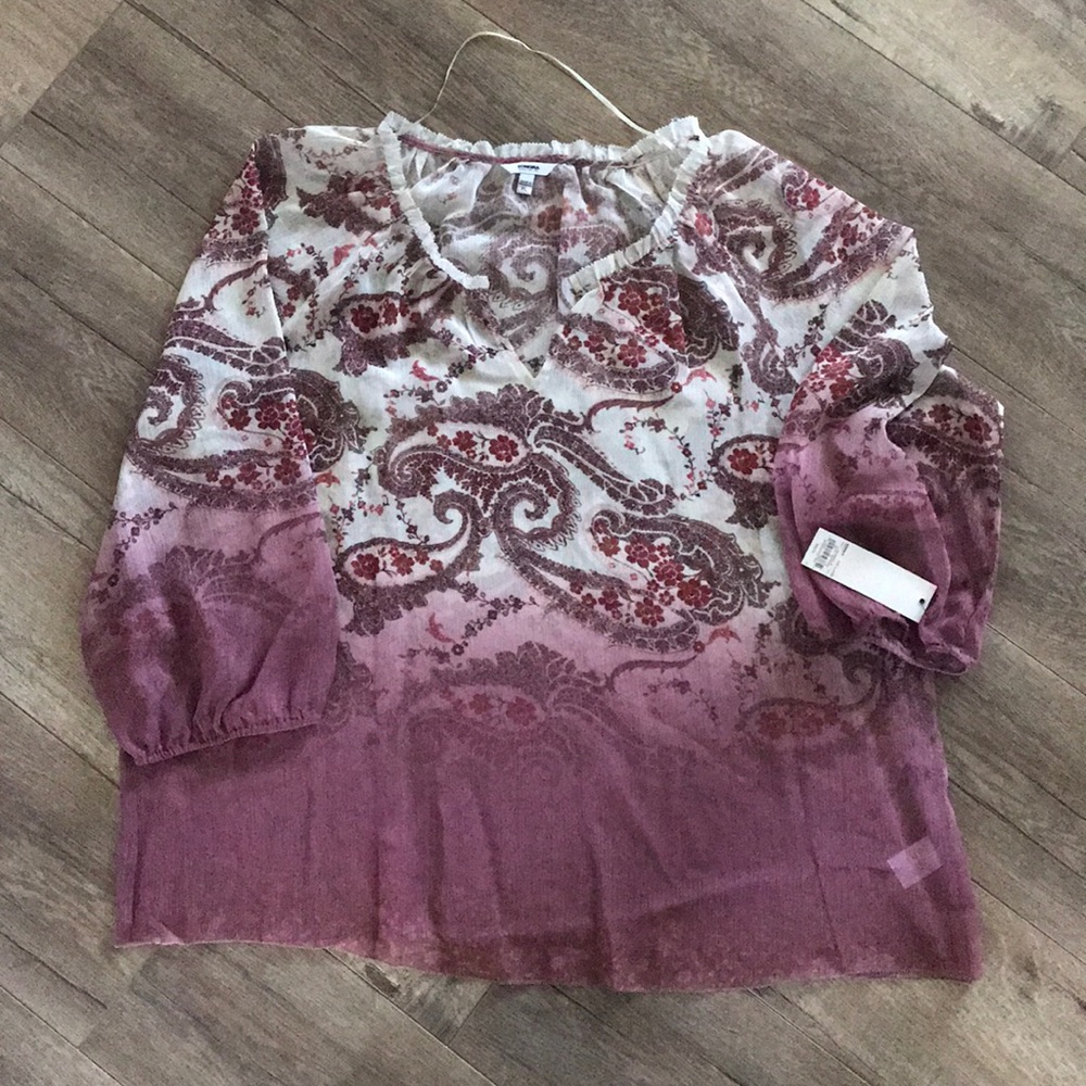 Beautiful floral print blouse
